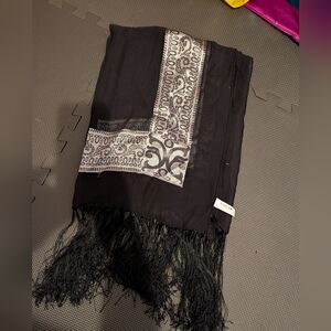 Vintage Oscar De La Renta Silk Wrap Scarf